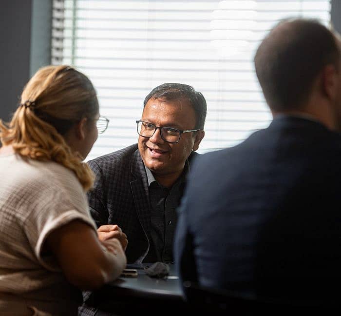 People at the meeting table